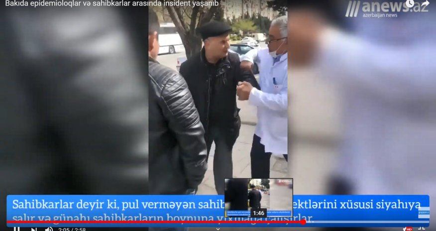 Bakıda sanitar həkim sahibkarlardan pul istədi. Ara qarışdı... -  VİDEO
