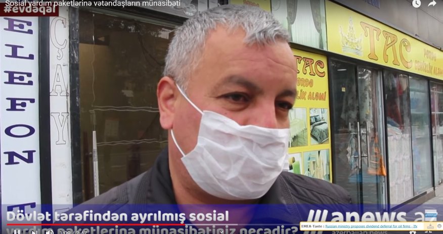 Dövlətin koronavirus pandemiyası ilə bağlı iqtisadi yardımından razısınızmı? - VİDEO