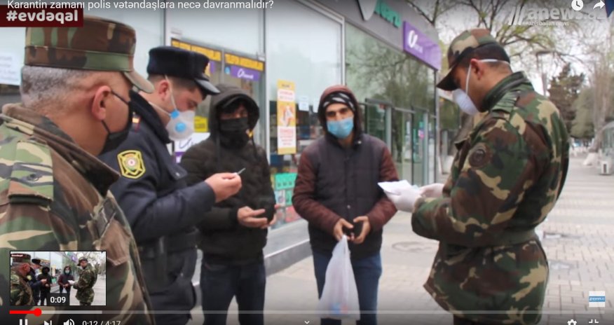Karantin zamanı polis vətəndaşlara necə davranmalıdır? - VİDEO