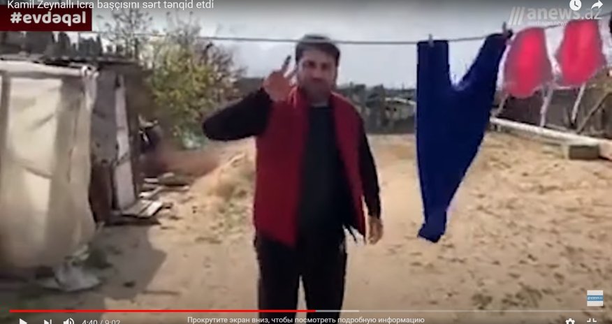 Kamil Zeynallı İcra başçısını sərt tənqid etdi - VİDEO