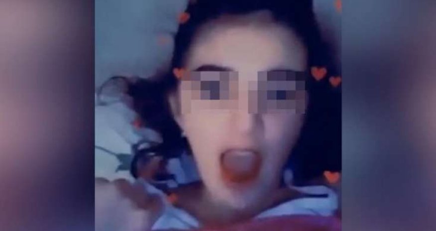 Bakıda şəhidləri təhqir edən qızı tapıb görün nə etdilər - VİDEO