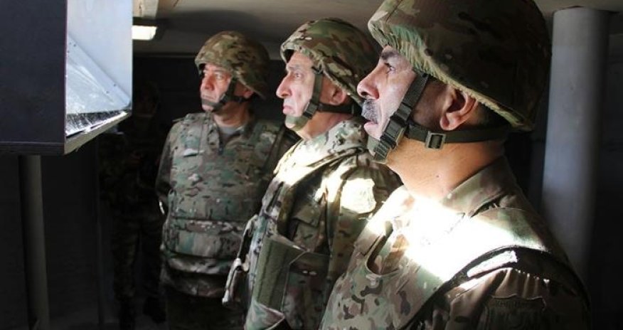 Prezidentin köməkçisi və Zakir Həsənov ön xətdə - VİDEO