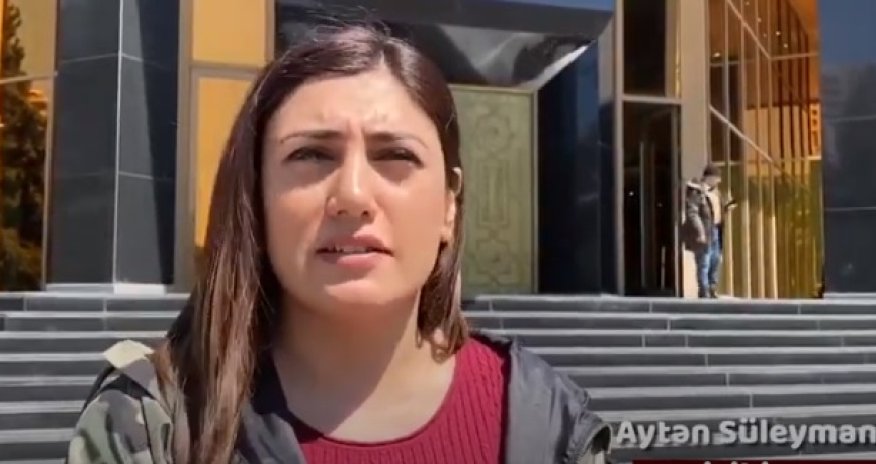 Bank müştərisi etiraz edir - VİDEO