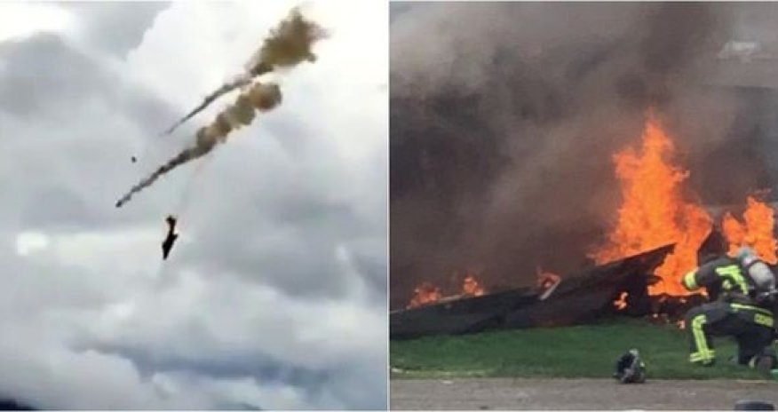 Kanadada təyyarə belə qəzaya uğradı- ANBAAN VİDEO