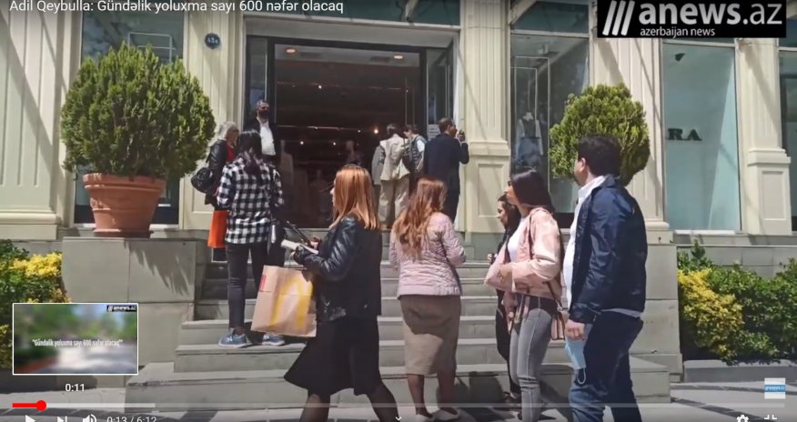 Azərbaycanda koronavirusa yoluxma sayı gündə 600 nəfər... -Adil Qeybulla VİDEO