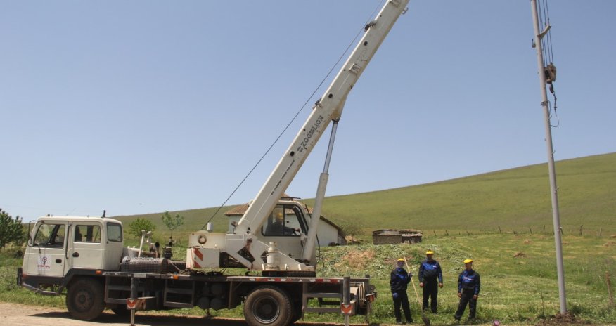 Cəlilabadın bu  kəndlərində enerji sistemi yenidən qurulur - Fotolar + Video