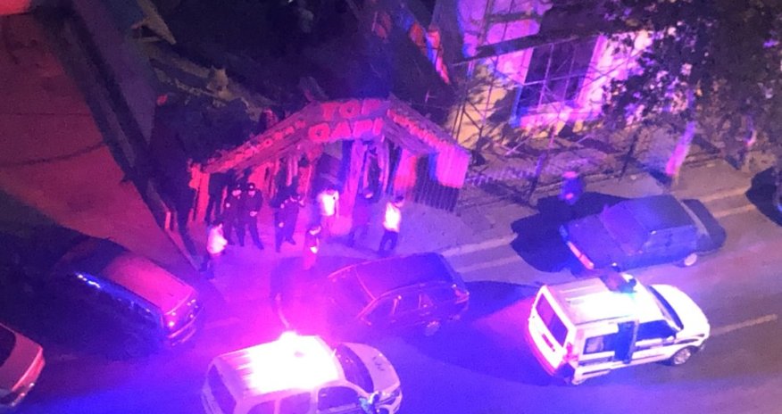 Polis Bakının məşhur restoranında əməliyyat keçirdi-ÇOX SAYDA HƏBS OLUNAN VAR -FOTOLAR