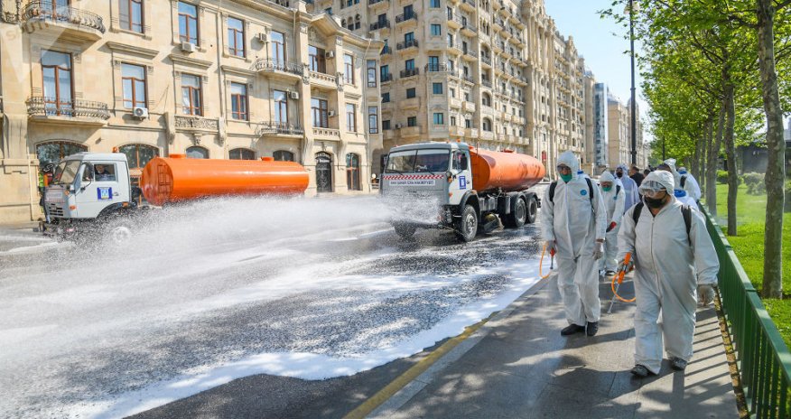 Sabah Bakıda gücləndirilmiş dezinfeksiya işləri aparılacaq