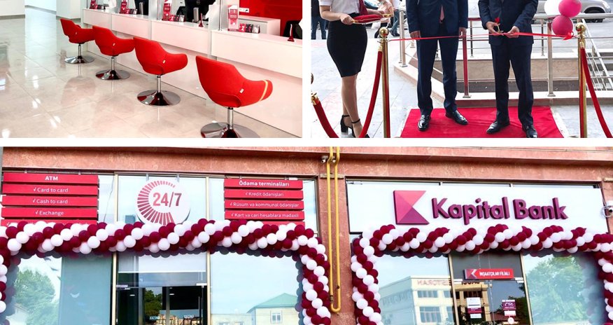 Kapital Bank представил новый филиал «Иншаатчылар»