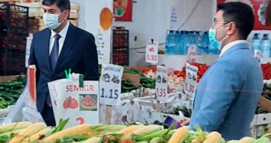 Yasamalın icra başçısı yerli mağazalara baxış keçirib - FOTOLAR