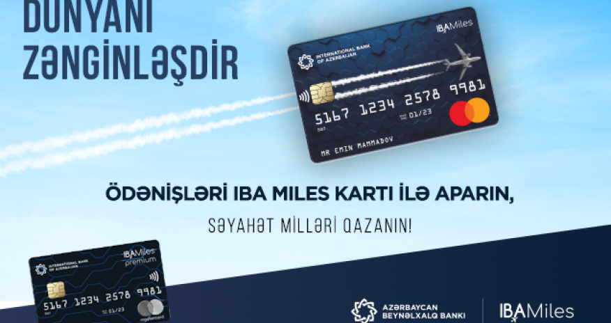 С помощью карт IBA Miles накапливайте мили для будущих  поездок уже сейчас! 