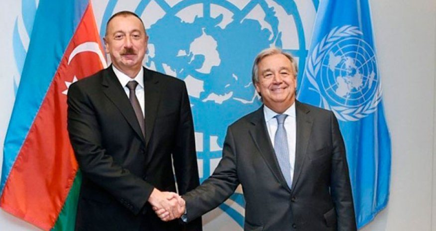 İlham Əliyev Quterreşə zəng etdi