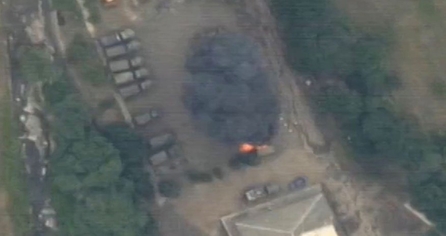 Уничтожены несколько военных объектов и военная техника противника - ВИДЕО