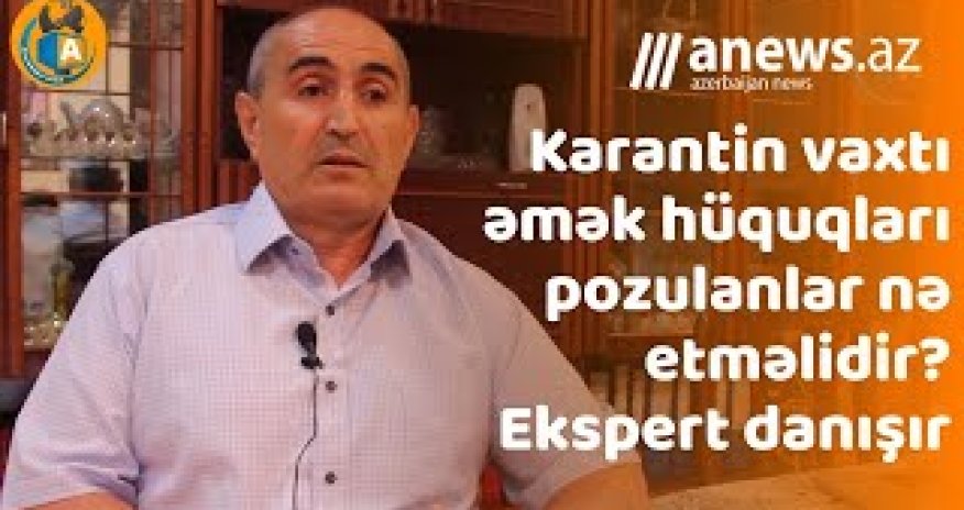 Karantin vaxtı əmək hüquqları pozulanlar nə etməlidir? -VİDEO