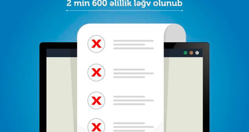 Daha 2 min 600 saxta əlillik sənədi ləğv olunub