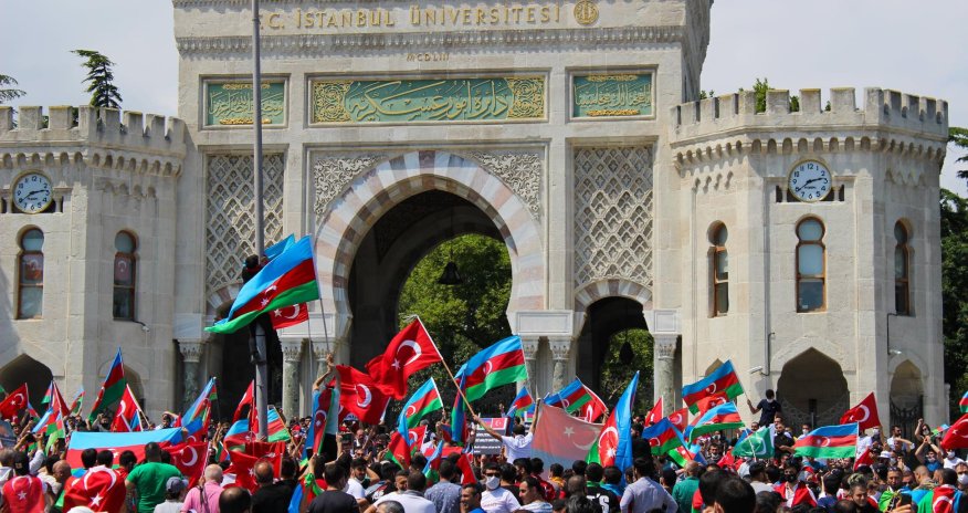 İstanbulda Azərbaycana dəstək mitinqi təşkil olunub
