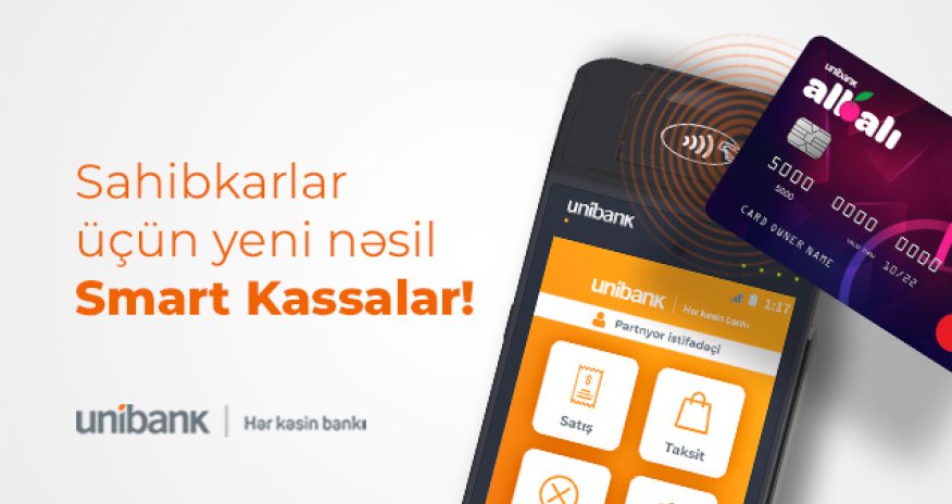 Unibank yeni nəsil smart kassaları istifadəyə verib