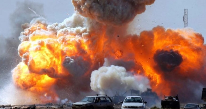 Beyrutda partlayış: Erməni mərkəzi göyə sovruldu - VİDEO