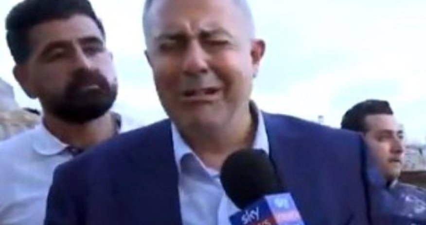 Beyrut qubernatoru ağladı - VİDEO