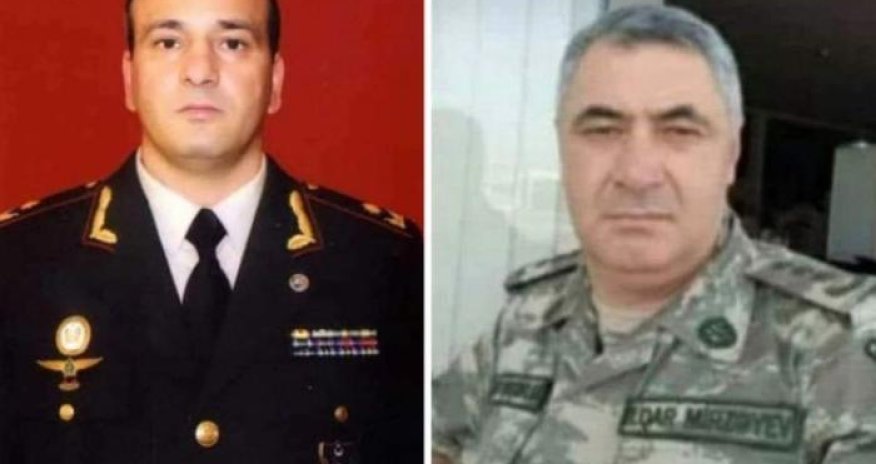 Şəhid generalla polkovnikin məzar daşı hazırdır - FOTO