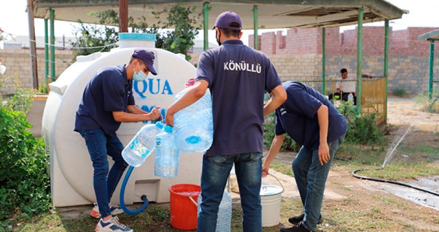 Neftçalada içməli su problemi aradan qaldırılır - FOTOLAR