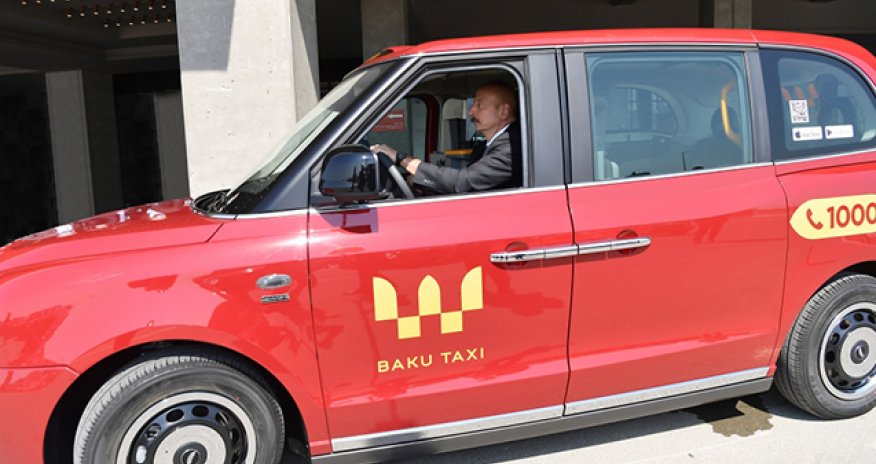 Prezident taksi sürüb- VIDEO