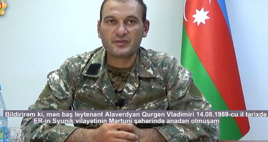 Saxlanılan erməni diversiya qrupunun komandiri danışdı -VİDEO