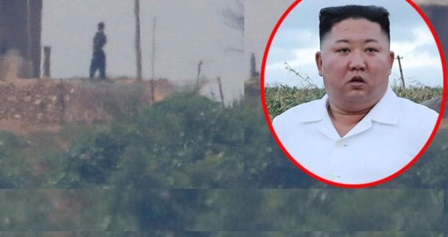 Kim Çen In əsgərlərə 