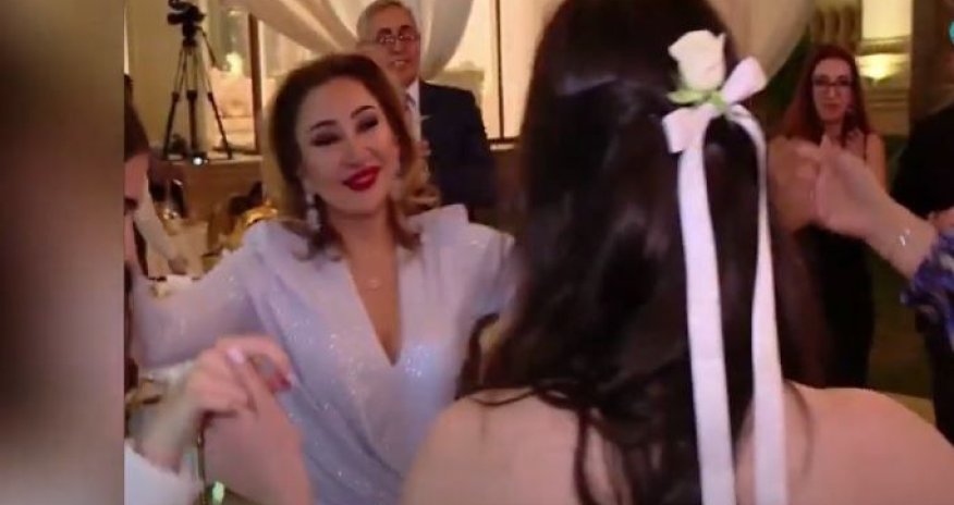 Ramiz Mehdiyevin nəvəsinin qalmaqallı toyundan yeni görüntülər — VİDEO