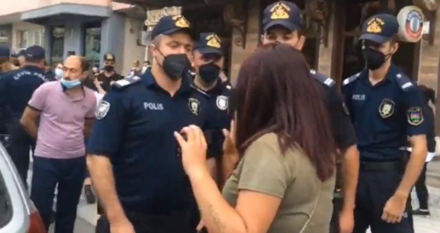 Полиция задержала трех участниц акции в защиту Тофига Ягублу