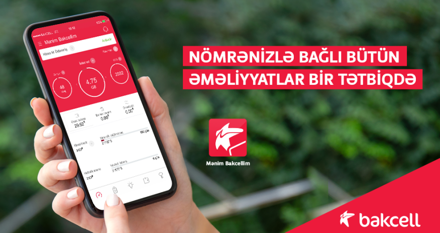 “Mənim Bakcellim” – mobil nömrə hesabınızı idarə etmək üçün ən rahat həll 