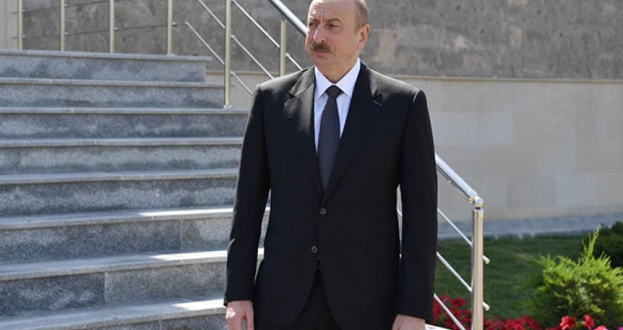 Prezident təməlqoyma mərasiminə qatıldı