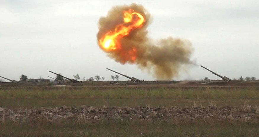Enemy artillery units in the Aghdara direction were hit
