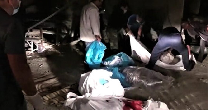 Ermənilərin vurduğu evdən dəhşətli görüntülər - VİDEO