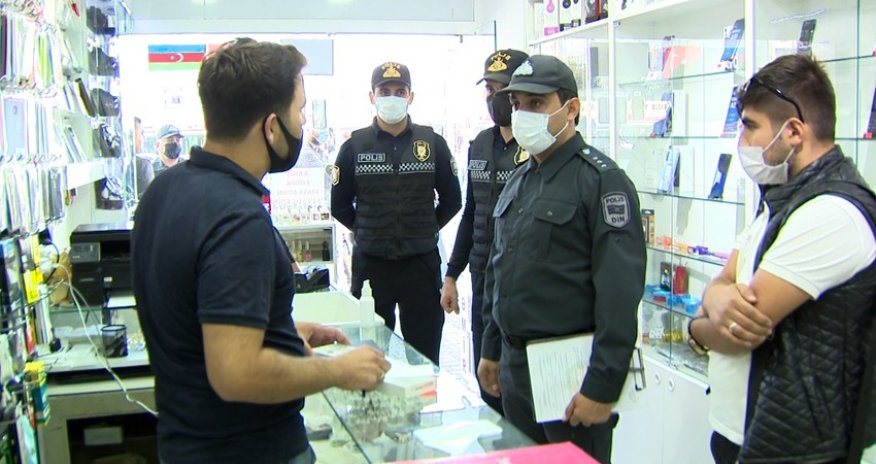 Bakıda növbəti polis reydi keçirilib- FOTOLAR