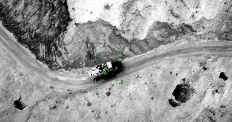 Ermənilərin təminat və döyüş vasitələri darmadağın edilib- VIDEO