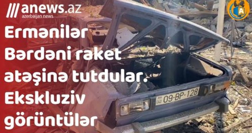 Ermənilər Bərdəni raket atəşinə tutdu- EKSKLUZİV GÖRÜNTÜLƏR