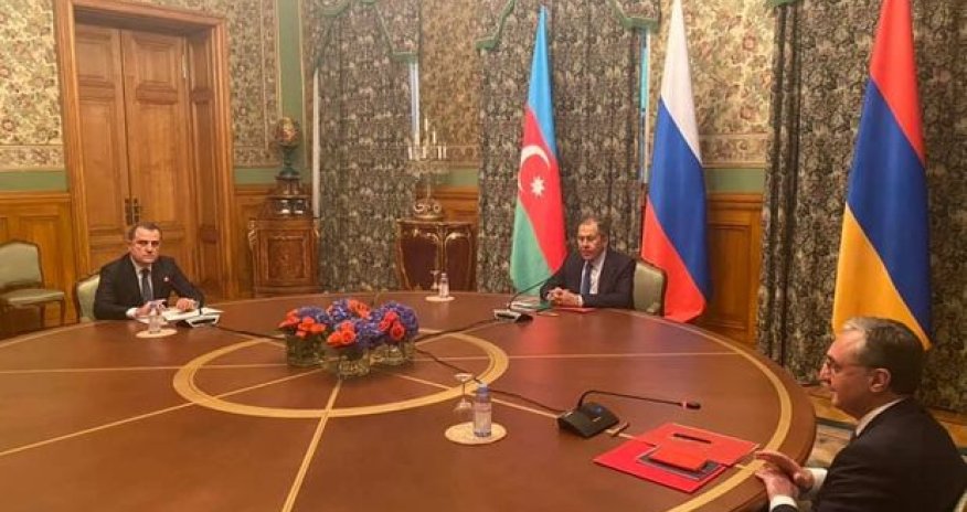 Moskvada XİN rəhbərlərinin Qarabağ danışıqları başladı - VİDEO