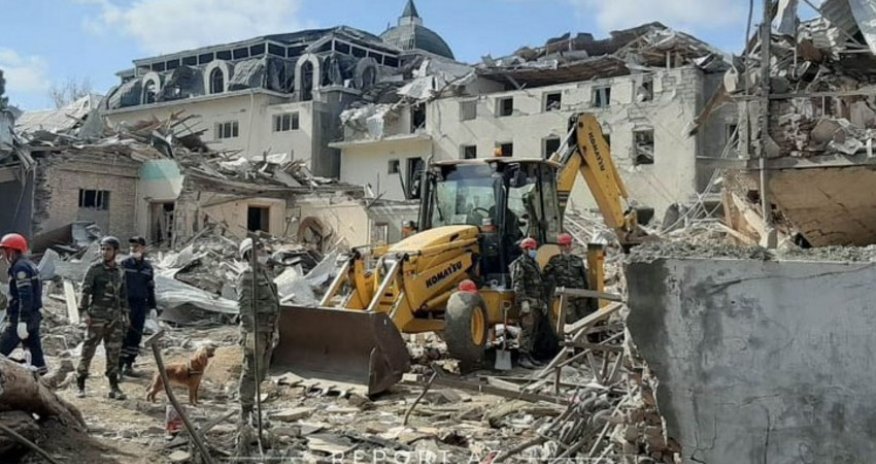 “France 24” telekanalı Gəncənin atəşə tutulmasına dair süjet hazırlayıb