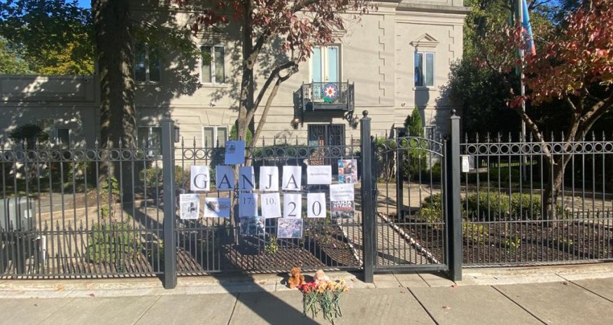 ABŞ paytaxtında Gəncə şəhidləri anıldı  -  FOTO+VİDEO