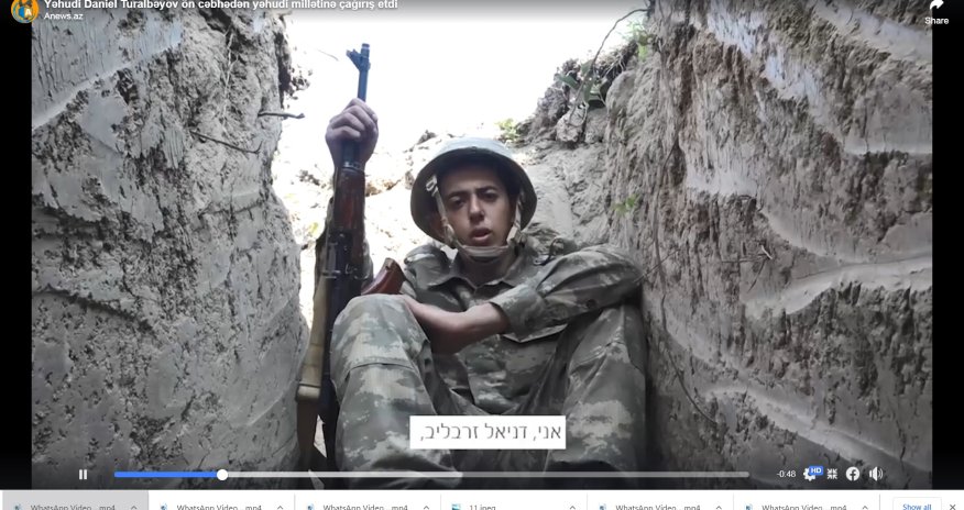 Milliyyətcə yəhudi olan Azərbaycan əsgəri: 