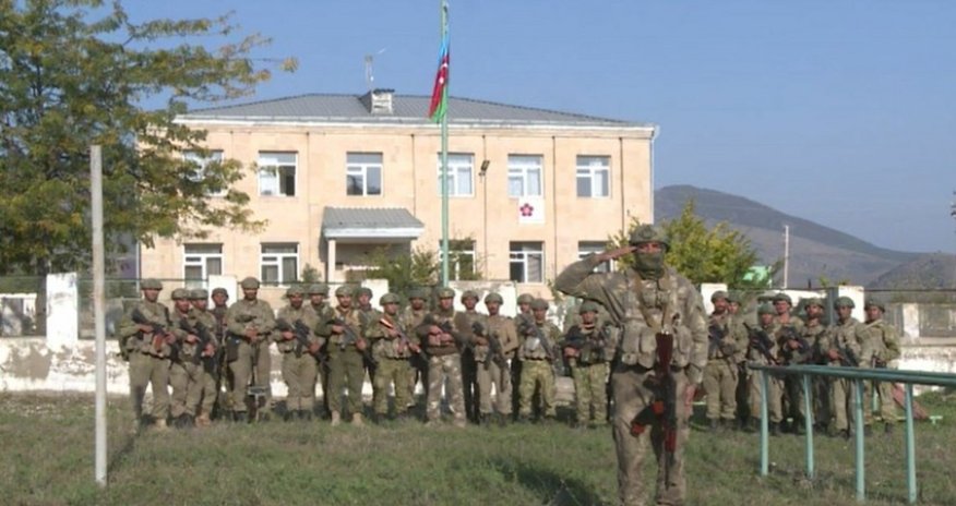 В Зангилане водружен флаг Азербайджана