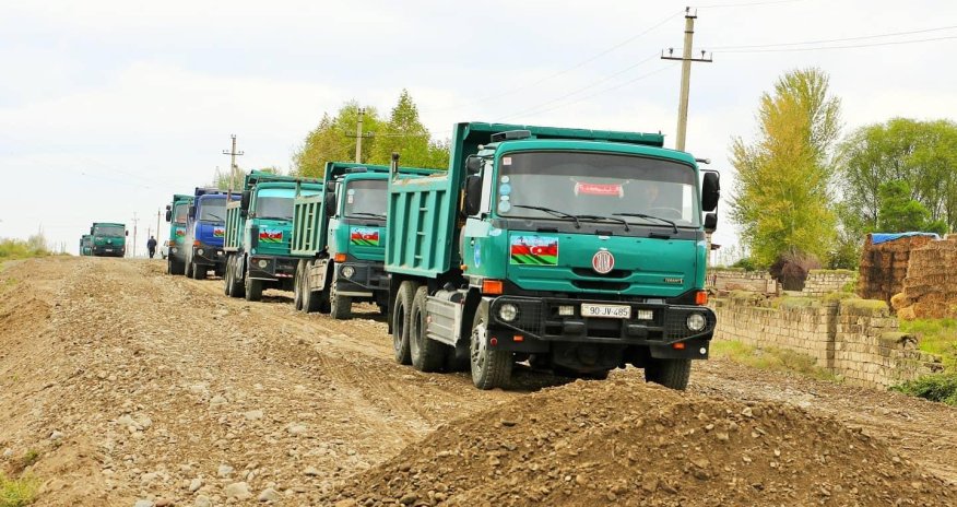 Suqovuşan və Talış kəndlərinə gedən tarixi yolların bərpasına başlanılıb