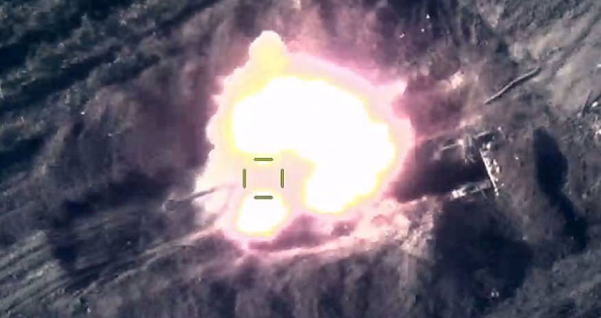 Düşmənin iki artilleriya batareyası məhv edilib - VİDEO