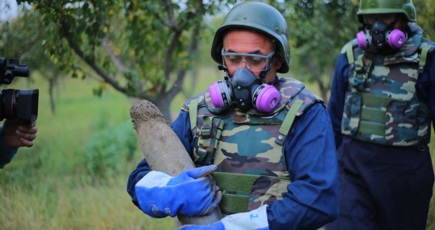 ANAMA növbəti fosfor mərmisini zərərsizləşdirdi- VİDEO