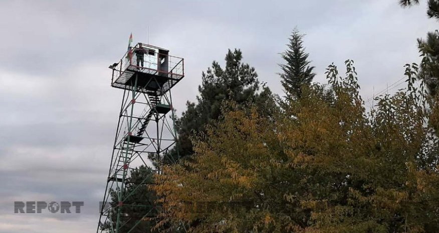 Mincivan sərhəd zastavasının görüntüləri- VİDEO