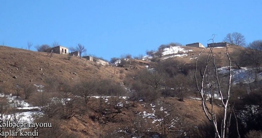 Kəlbəcərin Şaplar kəndindən görüntülər