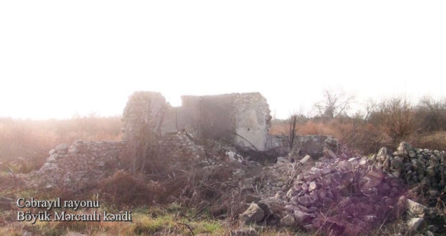 Cəbrayılın Böyük Mərcanlı kəndindən görüntülər - VİDEO