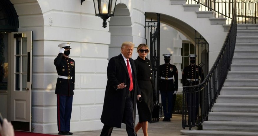 Tramp Ağ evlə vidalaşdı