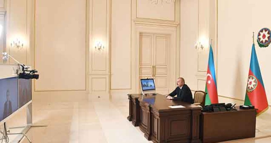 Prezident yeni naziri videoformatda qəbul etdi - Video